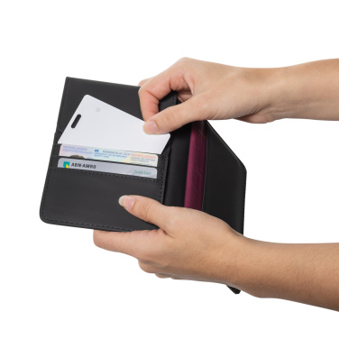 Logo trade promotional merchandise image of: Findit Dual RCS rplastic ultra-thin finder card rechargeable