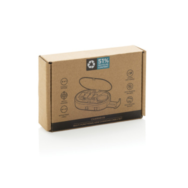 Logo trade business gift photo of: Chargevix RCS rplastic Multi-functional 60W charging set