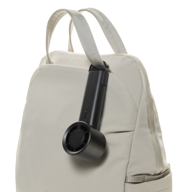 Logotrade corporate gift picture of: Twist RCS recycled plastic re-chargeable portable fan