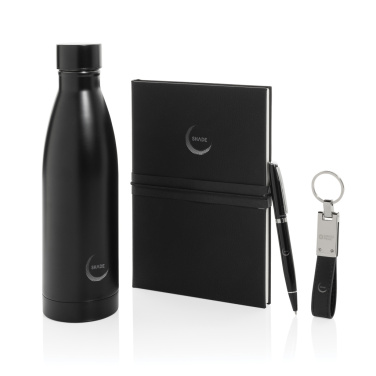 Logotrade advertising product image of: Swiss Peak RCS deluxe business gift set w/ water bottle