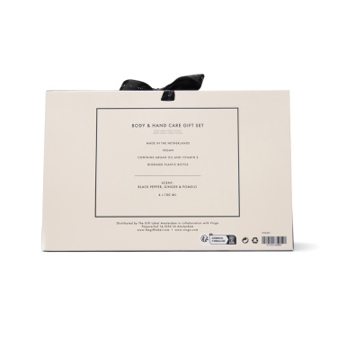 Logo trade business gifts image of: VINGA x TGL body and hand care gift set