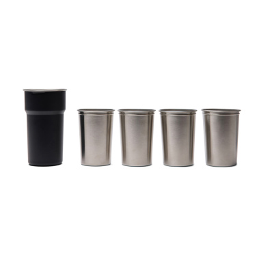 Logotrade promotional merchandise image of: VINGA Parks RCS SS cup, 4 pcs, 250 ML