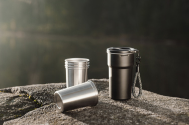 Logo trade advertising products picture of: VINGA Parks RCS SS cup, 4 pcs, 250 ML