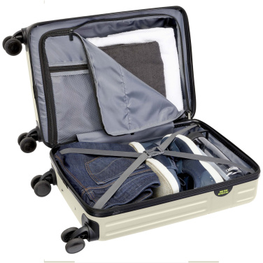 Logo trade promotional giveaways picture of: Rover 20" GRS recycled cabin trolley 40L