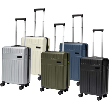 Logo trade promotional giveaway photo of: Rover 20" GRS recycled cabin trolley 40L