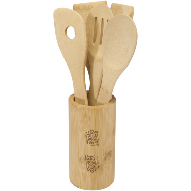 Logo trade promotional giveaway photo of: Tala bamboo kitchen tool set
