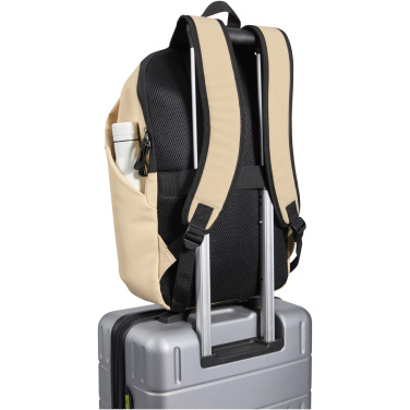 Logo trade corporate gifts picture of: Resi Plus 15" GRS recycled anti-theft backpack 18L