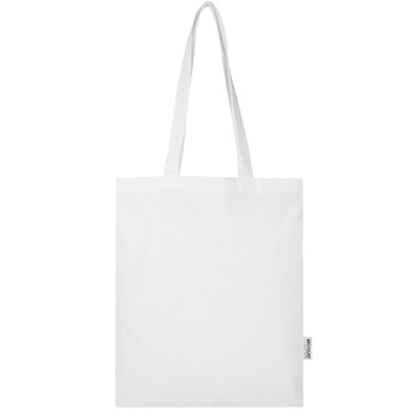 Logo trade promotional giveaways picture of: Peru Blend 180 g/m² GRS recycled cotton tote bag 7L