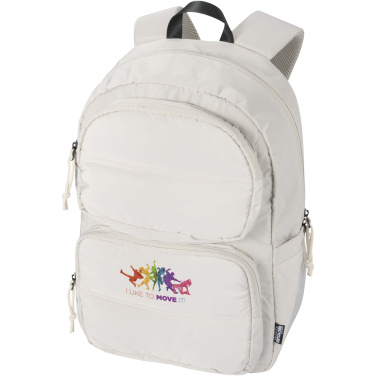 Logotrade advertising products photo of: Puffer 15.6" GRS recycled laptop backpack 18L