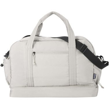 Logotrade promotional gift picture of: Puffer GRS recycled duffel bag with insulated bottom 30L