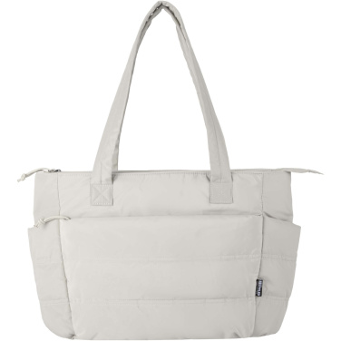 Logotrade promotional item picture of: Puffer 15.6" GRS recycled laptop tote bag 18L