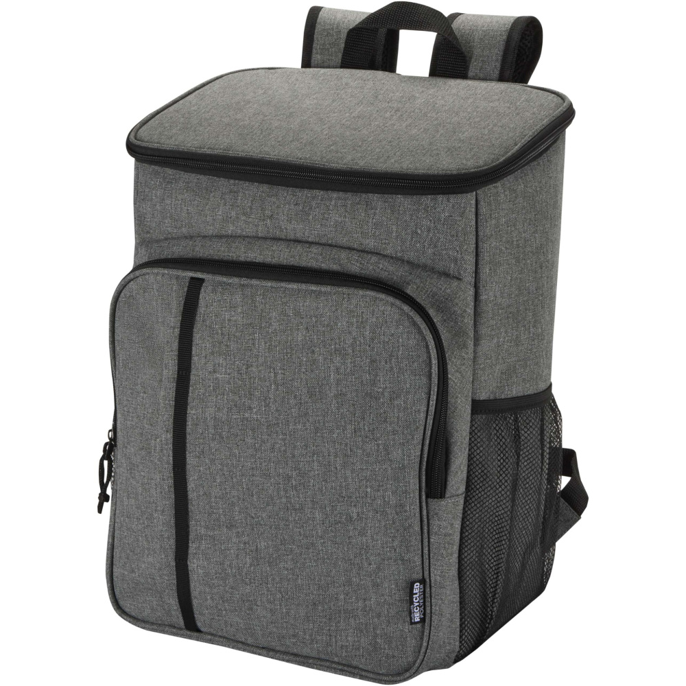 Logotrade advertising product image of: Tundra GRS recycled picnic cooler backpack with cutlery set 20L