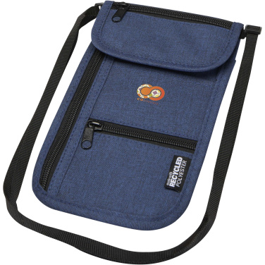 Logo trade promotional giveaways image of: Ross GRS recycled smart travel pouch