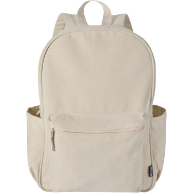 Logotrade corporate gift picture of: Recanvas 15.6” GRS recycled city backpack 16L