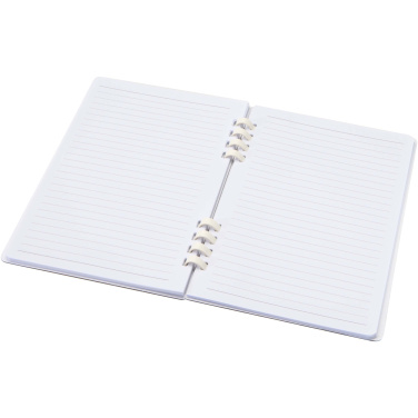 Logo trade promotional items image of: Fil A5 hard cover RCS recycled spiral notebook