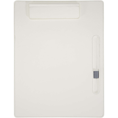 Logo trade promotional gifts image of: Clast A4 clipboard with magnetic closure and RCS recycled ballpoint pen (black ink)