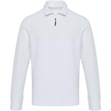 Logotrade business gift image of: Zeus long sleeve unisex half zip polo