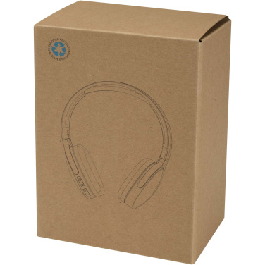 Logotrade promotional gift image of: Ancha recycled plastic over-ear wireless Bluetooth® headset