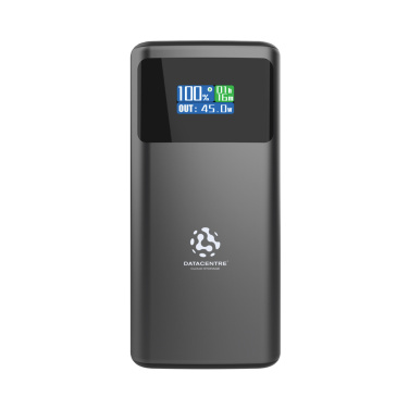 Logo trade promotional gifts image of: Quantum RCS ultra-fast PD45W 10.000mAh powerbank with screen