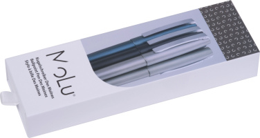 Logo trade corporate gifts image of: Metal ballpoint pen Des Moines MoLu
