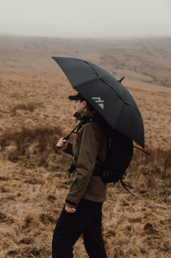 Logo trade promotional gift photo of: Nordic Drift Trail 27" AWARE™ RPET storm UPF 50+ proof Umbre