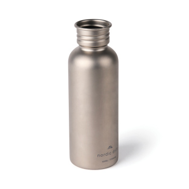 Logo trade promotional merchandise picture of: Nordic Drift Trail Ultra Light Titanium 600ml Water Bottle