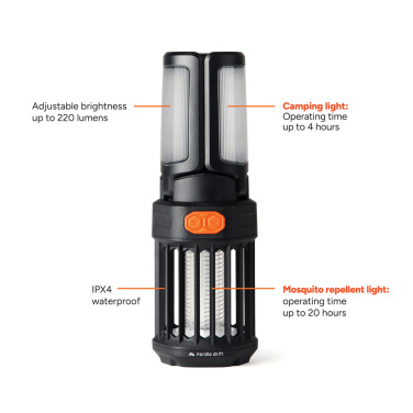 Logo trade corporate gift photo of: Nordic Drift Titan Portable mosquito repellent camping light