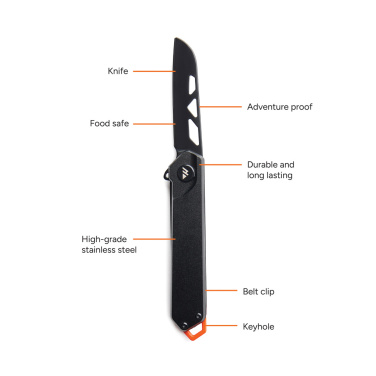 Logotrade business gift image of: Nordic Drift Adventure Folding knife