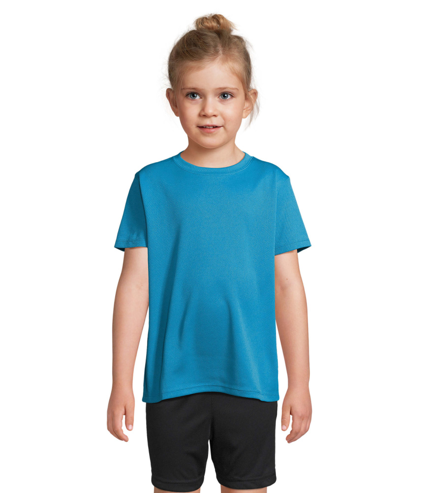 Logo trade corporate gifts image of: SPRINT KIDS SPORTS T-SHIRT