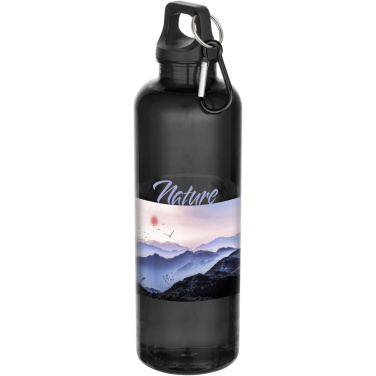 Logo trade promotional giveaways image of: Oregon 750 ml RCS recycled plastic water bottle with carabiner