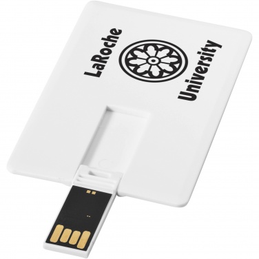 Logotrade reklaamkingitused pilt: Õhuke kaardikujuline 4GB USB-mälupulk