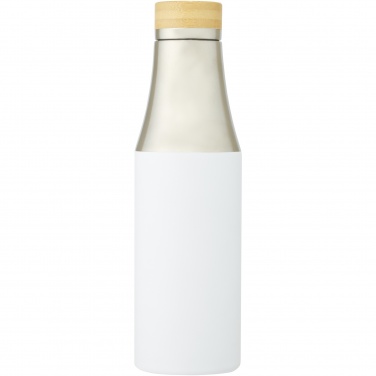 Logotrade meene foto: Hulan 540 ml vasest vaakumisolatsiooniga roostevabast terasest pudel bambusest kaanega