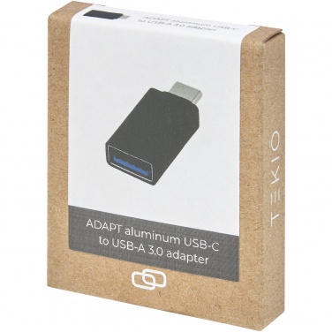Logotrade ärikingituse foto: ADAPT alumiiniumist USB-C adapteriga USB-A 3.0