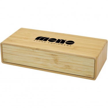 Logotrade reklaamkingid pilt: Minata bambusest juhtmevaba laadija koos kellaga