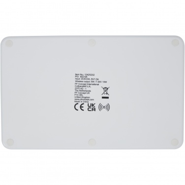 Logotrade reklaamkingi foto: Medake 10W bambusest juhtmevaba laadija