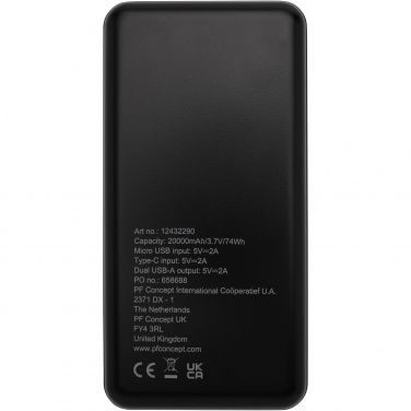 Logotrade meene foto: Loop 20 000 mAh taaskasutatud plastist toitepank 