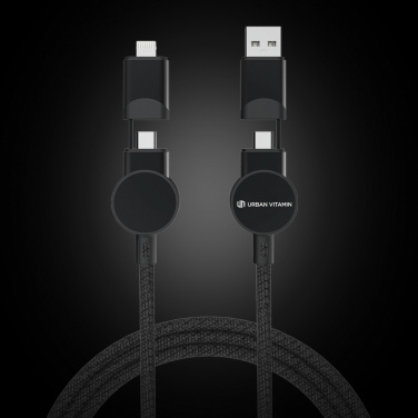 Logotrade ärikingi foto: Oakland RCS taaskasutatud plastist 6-ühes kiirlaadimiskaabel 45 W