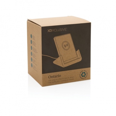 Logo trade reklaamtoote pilt: Ontario RCS taaskasutatud plastist 10W alus