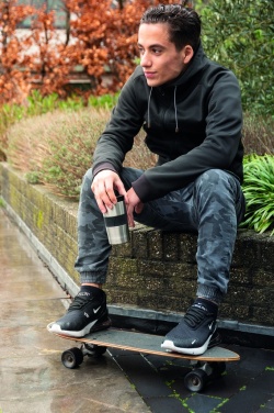 Logo trade reklaamtoote pilt: Nõudepesumasinas pestav vaakumkohvikruus