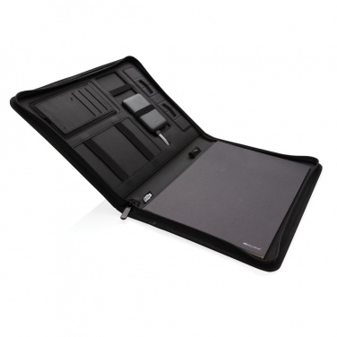 Logo trade reklaamkingituse pilt: Air 5W juhtmevaba laadimisega portfolio A4 koos 5000 mAh akupangaga