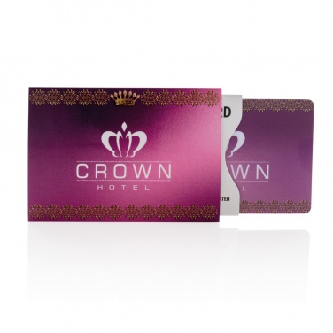 Logo trade reklaamtoote pilt: Koorimisvastane RFID-kaitsekaart koos aktiivse segamiskiibiga