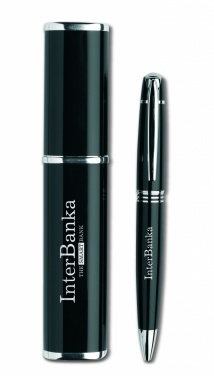 Logotrade ärikingituse foto: Metallist keermega pastapliiats