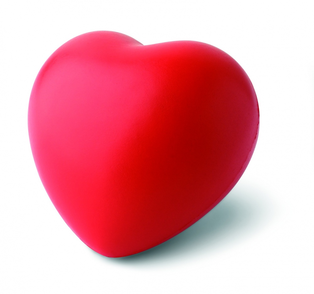 Logo trade reklaamkingitused foto: Stressivastane südame PU materjal