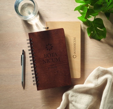 Logo trade firmakingid foto: A5 kasepuidust märkmik GROWBOOK™