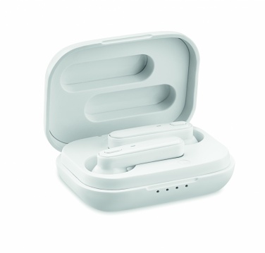 Logotrade firmakingitused pilt: Laadimisalusega TWS kõrvaklapid