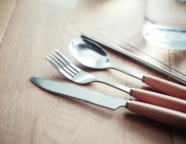 Logotrade reklaamtoote foto: Roostevabast terasest söögiriistade komplekt