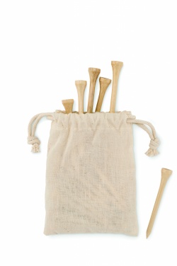 Logo trade ärikingituse pilt: 20 bambusest golfi t-de komplekt