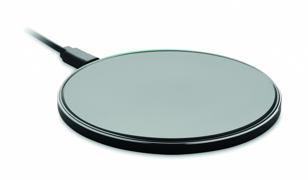 Logo trade meened foto: Klaasist juhtmevaba 10W laadija