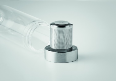 Logo trade reklaamtoote pilt: Ühekordse seinaga klaaspudel 500ml