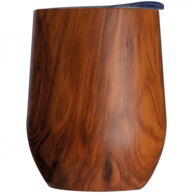 Logotrade ärikingitused pilt: Puidust välimusega roostevabast terasest kruus BRIGHTON 380 ml